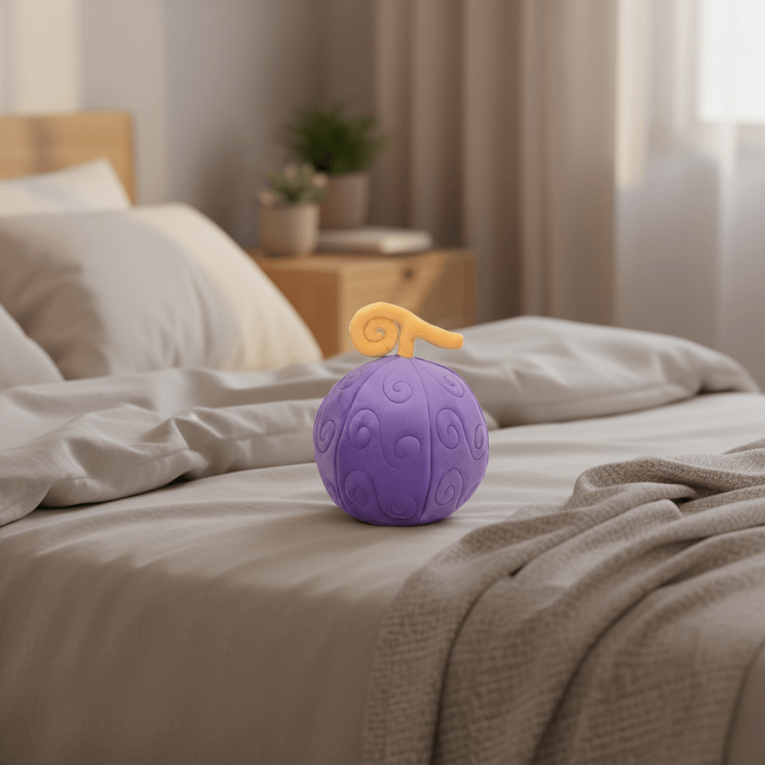 One Piece Plush Toy Devil Fruit Squishy Swirl Fruit Hana Hana no Mi 25cm (10") Plushie