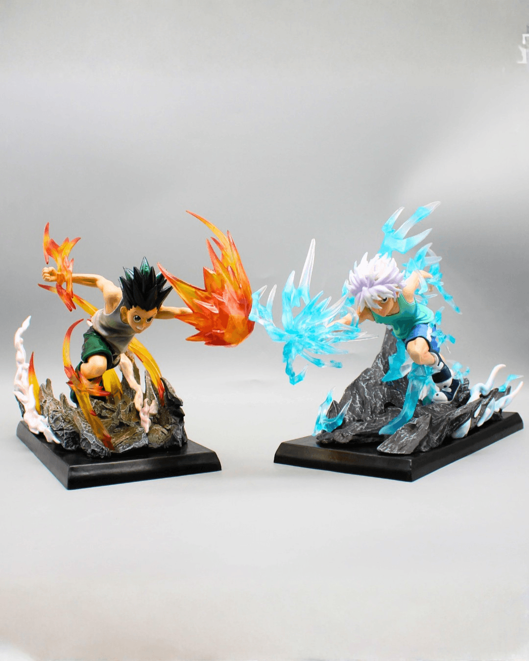 Figurine d'anime Hunter X Hunter Hunter's Heart Gon Freecss et Killua Zoldyck Statue en PVC de 16 cm (6")