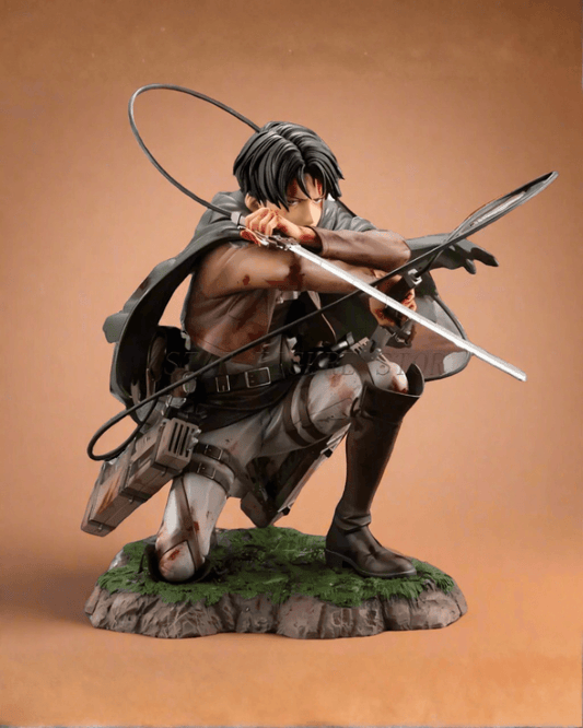 Attack on Titan Anime Figure Titan Slayer Levi Ackerman 18cm (7") PVC Statue