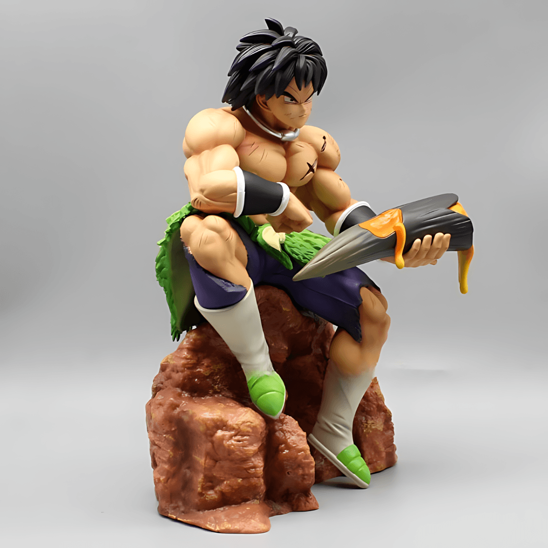 Figura de anime Dragon Ball Gift of Saiyan Might Broly Estatua de PVC de 23 cm (9 ")