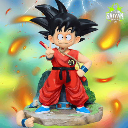 Figura de anime Dragon Ball Rising to Greatness Goku Estatua de PVC de 23 cm (9 ")