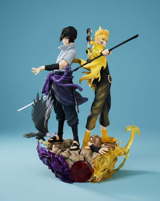 Naruto Anime Figure Destiny Rivals Twin Statue 38cm (15”) PVC Statue