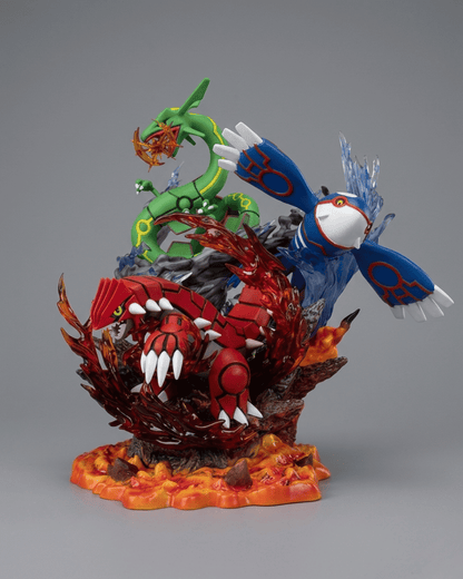 Pokemon Anime Figure Groudon, Kyogre and Rayquaza: Clash of the Titans 35cm (13.78") Collector Statue