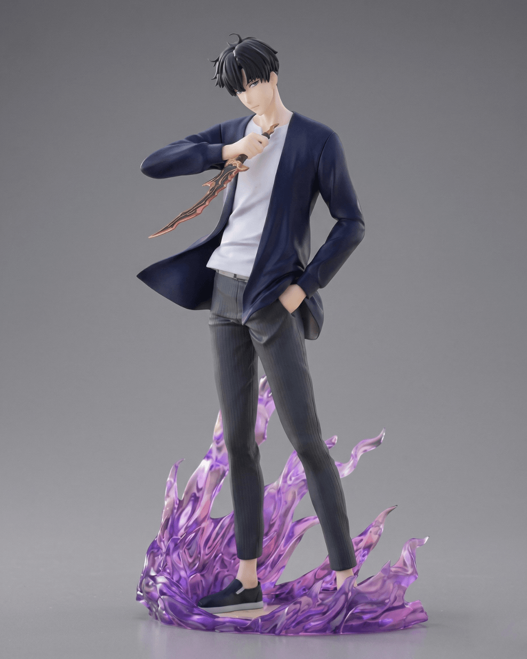 Solo Leveling Anime Figure The Ghost Sung Jin-Woo 21cm (8.27") Collector Statue