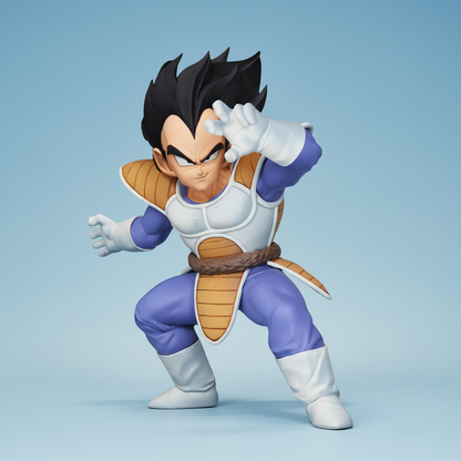 Dragon Ball Anime Figure Saiyan Royal Warrior Vegeta 21cm (8") PVC Statue