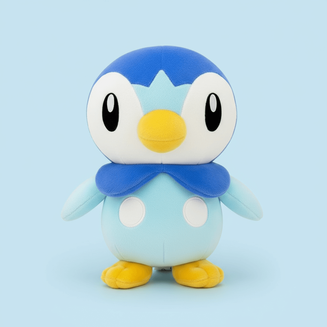 Pokémon Anime Plush Toy Bubble Splash Piplup 25cm (10") Plushie