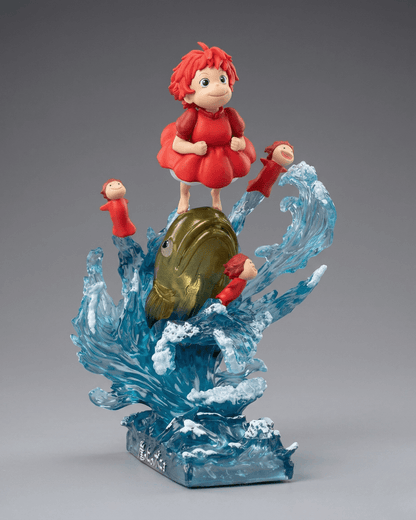 Studio Ghibli Ponyo Anime Figure Little Wave Dancer Ponyo 21cm (8.27") Collector Statue