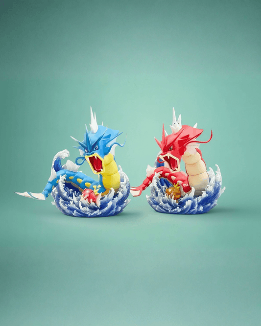 Figurine Pokémon Léviator 20 cm/7,87 pouces Magicarpe Pikachu Figurines d'action GK Jouet Cadeau