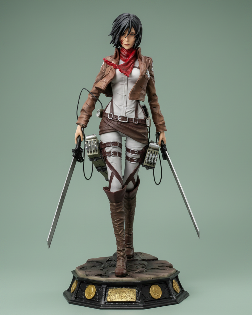 Attack on Titans Anime Figure Mikasa Ackerman: Wings of Freedom 29cm (11.4") Collector Statue