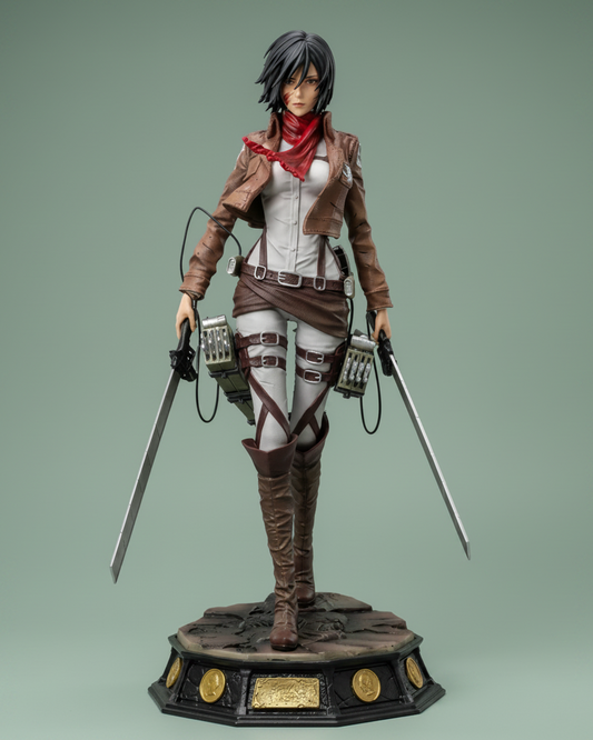 Attack on Titans Anime Figure Mikasa Ackerman: Wings of Freedom 29cm (11.4") Collector Statue