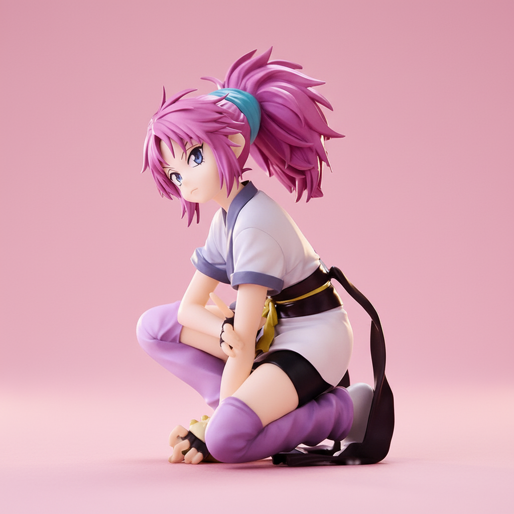 Hunter X Hunter Anime Figure Needle Witch Machi Komacine 10cm (4") PVC Statue