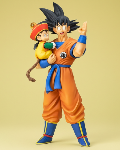 Dragon Ball Anime Figure Making of a Young Warrior Goku & Gohan 30cm (12") Collector Statue
