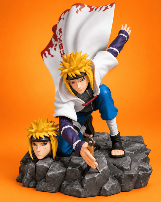 Naruto Anime Figure Yellow Flash Legacy Minato 22cm (8.7") Collector Statue