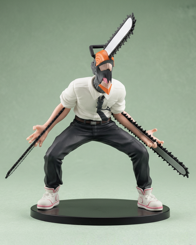 Chainsaw Man Anime Figure The Boy with Chainsaws Denji 18cm (7.09") Collector Statue