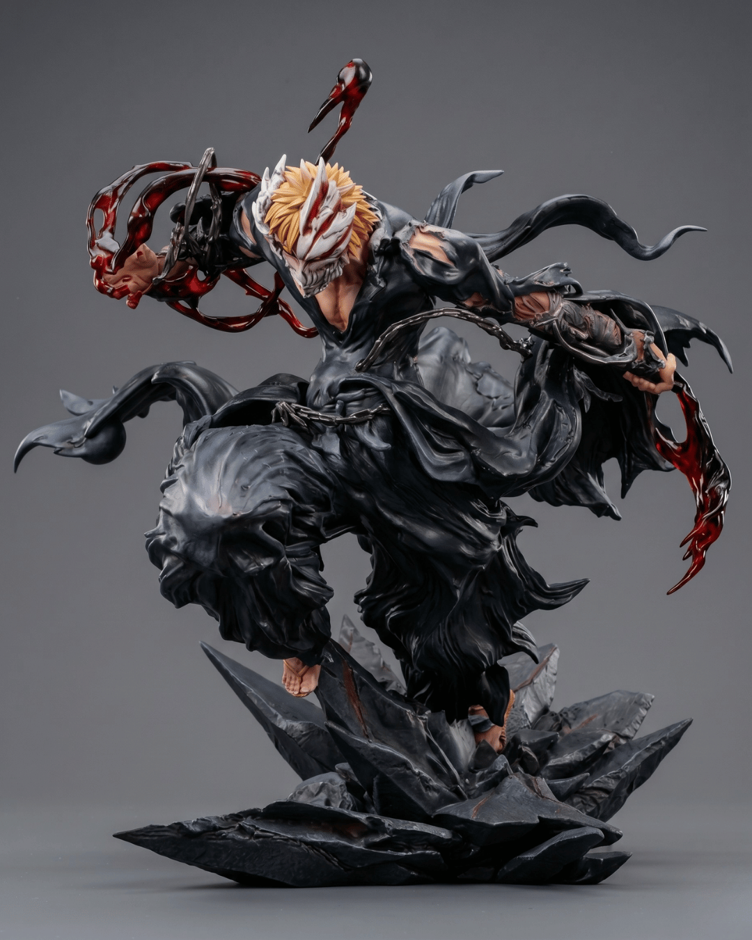 Bleach Anime Figure Ichigo Kurosaki: Vasto Lorde Fury 22cm (8.66") Collector Statue
