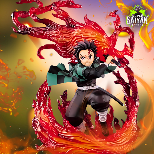 Demon Slayer Anime Figure Demon Hunter Tanjiro 25cm (10") PVC Statue