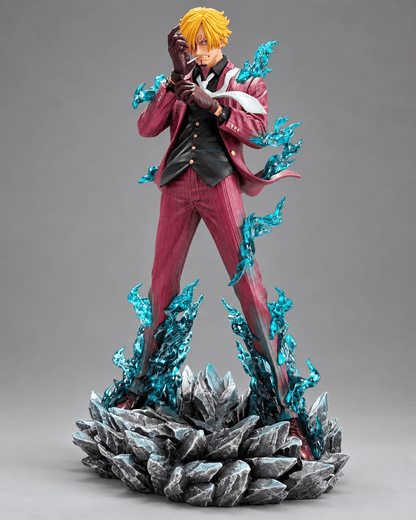 One Piece Anime Figure Burning Resolve Sanji 25cm (9.9") Collector Statue