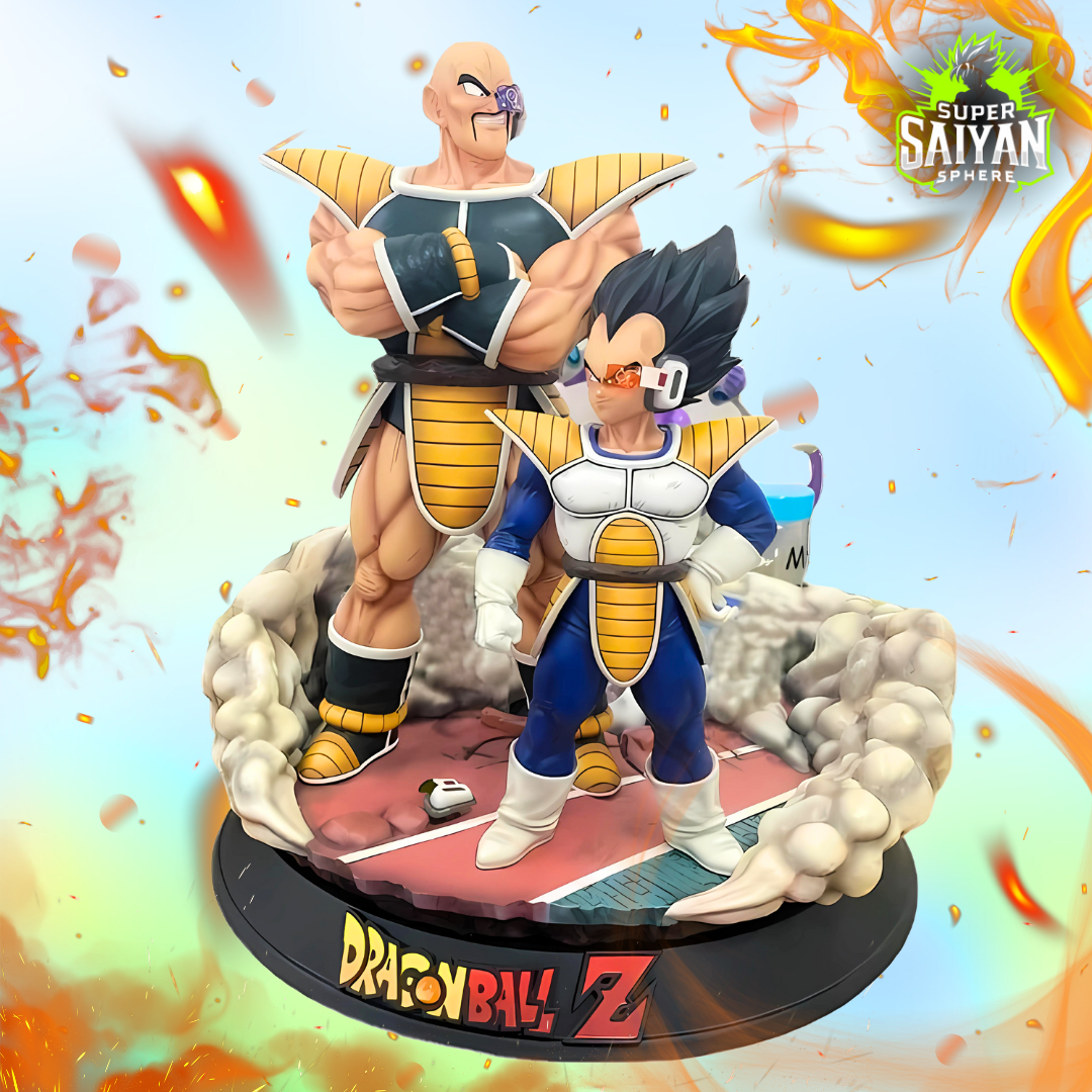 Dragon Ball Anime Figure Saiyan Elite Nappa & Vegeta 35cm (14") PVC Statue