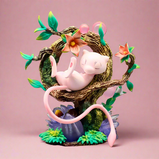 Figura de anime Pokémon Mystic Myth Mew, estatua de PVC de 15 cm (6")