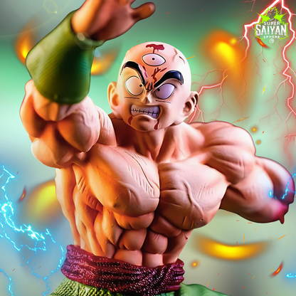 Dragon Ball Anime Figura Brave Sacrifice Tien Shinhan 25cm (10") Estatua de PVC