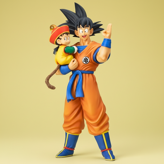 Dragon Ball Anime Figure Making of a Young Warrior Goku & Gohan 30cm (12") PVC Statue
