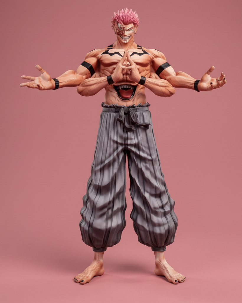 Jujutsu Kaisen Anime Figure King of Curses Ryomen Sukuna 30cm (11.81") Collector Statue