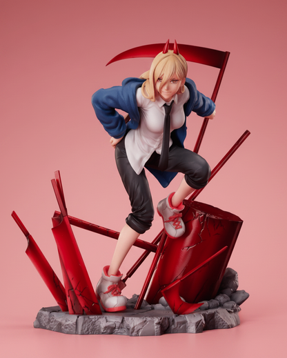 Chainsaw man Anime Figure Queen of Chaos Power 17cm (6.7") Collector Statue
