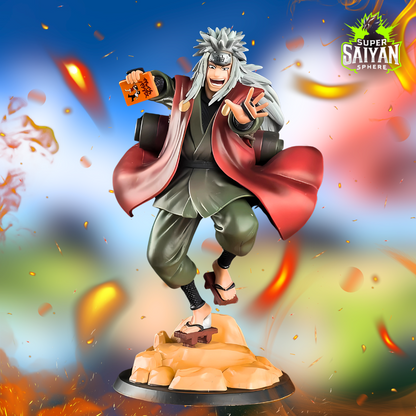 Naruto Anime Figure Fumblefoot Jiraiya 20cm (8") PVC Statue