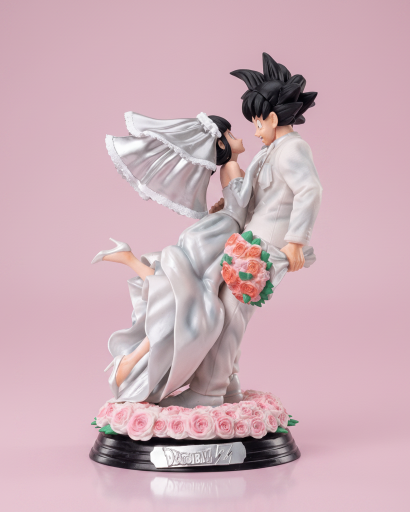 Dragon Ball Anime Figure Saiyan Love Story Goku & Chi-Chi 31cm (12.2") Collector Statie