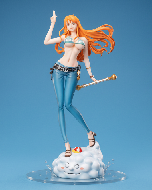 One Piece Anime Figure Queen of the High Seas Nami 22cm (8.7") Collector Statue