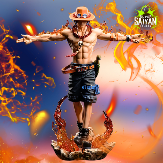 One Piece Anime Figure Inferno Legacy Portgas D. Ace 28 cm (11") PVC Statue