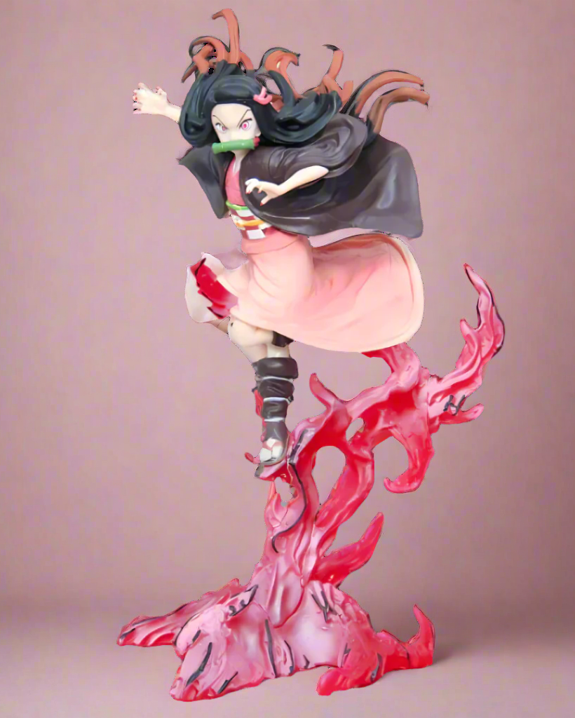 Kamado Nezuko Anime Demon Slayer: Kimetsu no Yaiba Figurine Kochou Shinobu Figurines d'action Statuette en PVC Collection Modèle Jouets Cadeaux