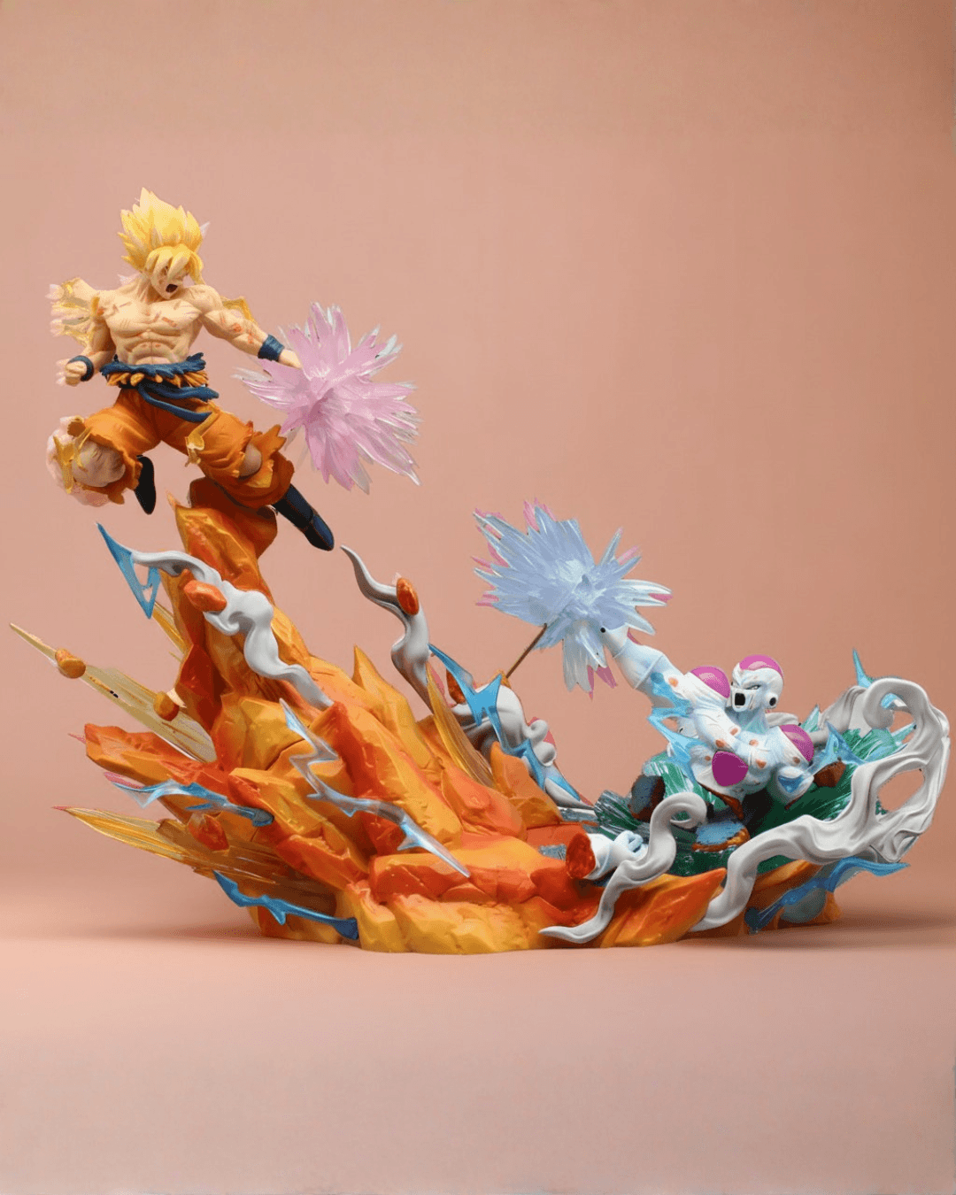 Dragon Ball Anime Figure Clash of Titans Goku vs. Frieza 20cm (8") Collector Statue