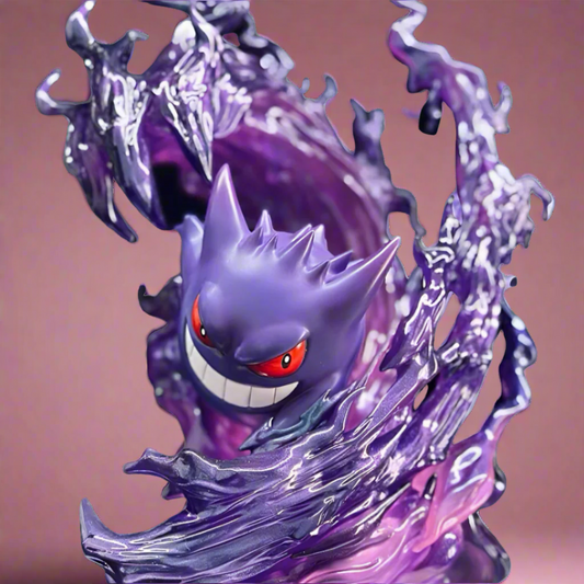Figura de anime Pokémon Amenaza Espectral Gengar Estatua de PVC de 18 cm (7")