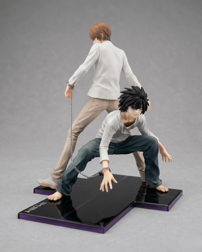 Death Note Anime Figure Bound by Justice and Deceit Ligh Yagami & L 24cm (9.45") Collector Statue