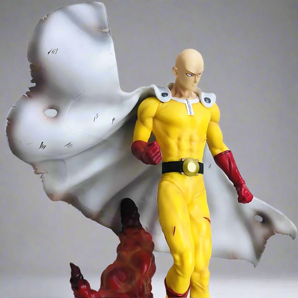 One Punch Man Anime Figure Bald Warrior Saitama 43cm (17") PVC Statue