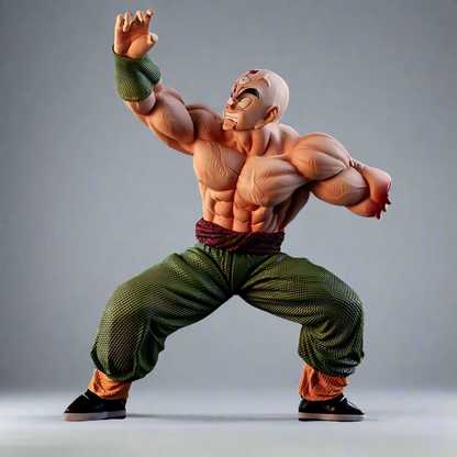 Dragon Ball Anime Figura Brave Sacrifice Tien Shinhan 25cm (10") Estatua de PVC