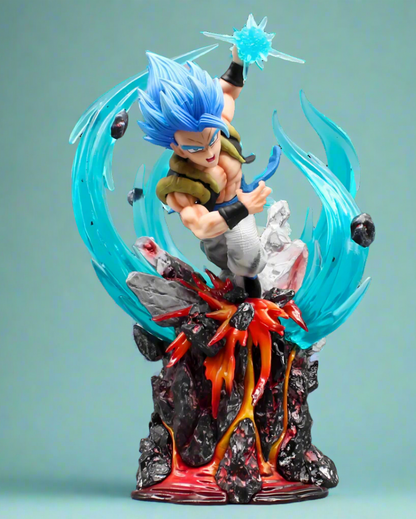 Dragon Ball Anime Figure Azure Strike Gogeta 19cm (7") Collector Statue