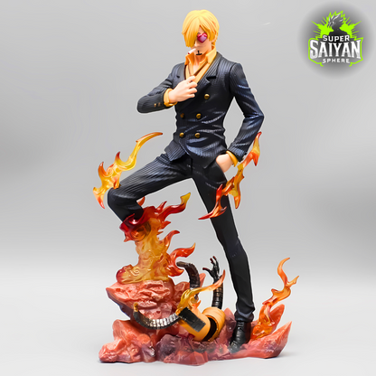 One Piece Anime Figure Blazing Elegance Sanji 27cm (11") PVC Statue