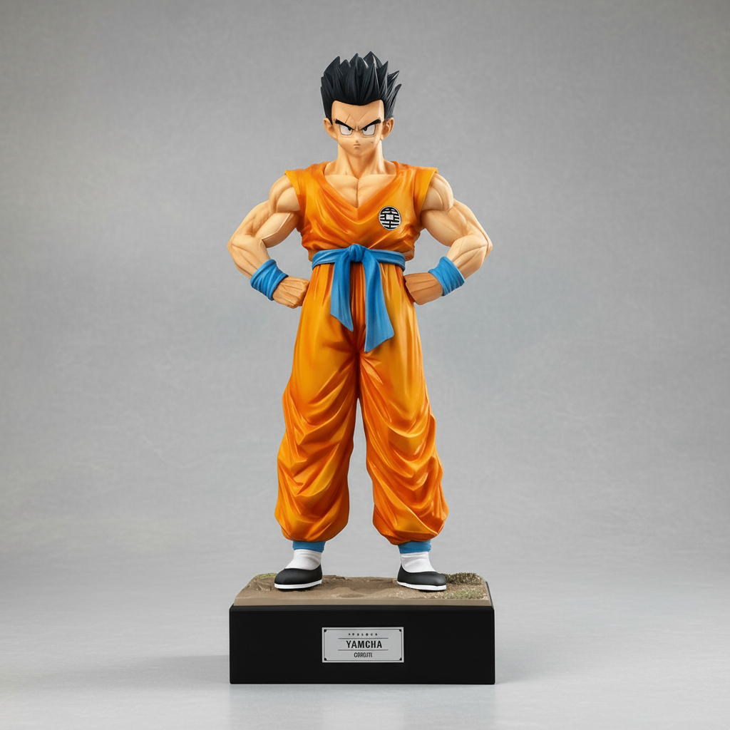 Dragon Ball Anime Figure Claws of the Wolf Fang Fist Yamcha 30cm (12") PVC Statue
