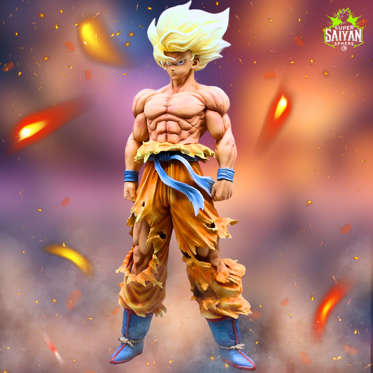 Dragon Ball Anime Figure Saiyan Glory Goku 11"-28cm PVC Statue