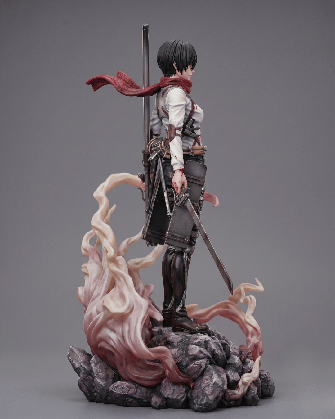 Attack On Titans Anime Figure Mikasa Ackerman: Blood and Blades 45cm (17.72") Collector Statue