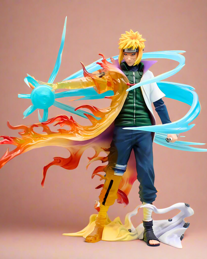 Naruto Anime Figure Lightning Step Namikaze Minato 26cm (10") PVC Statue