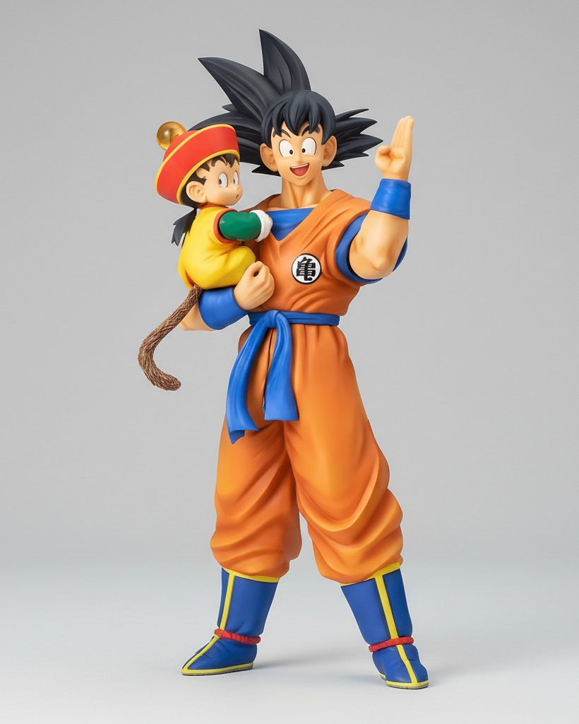 Dragon Ball Anime Figure Making of a Young Warrior Goku & Gohan 30cm (12") Collector Statue
