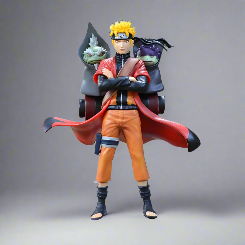 Figuras de acción de Naruto Uzumaki Naruto Sage de 23 cm, juguetes de PVC, figura de colección Shippuden, modelo Brinquedos, muñeca.