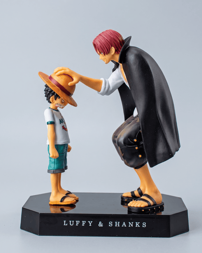 One Piece Anime Figure Shanks and Young Luffy Pirate’s Legacy 18cm (7.1") Collector Statue