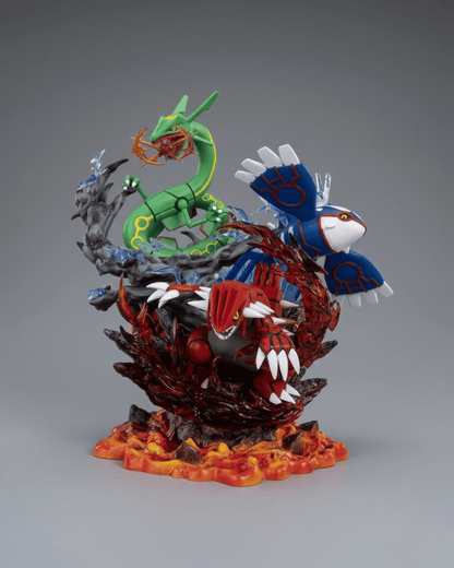 Pokemon Anime Figure Groudon, Kyogre and Rayquaza: Clash of the Titans 35cm (13.78") Collector Statue