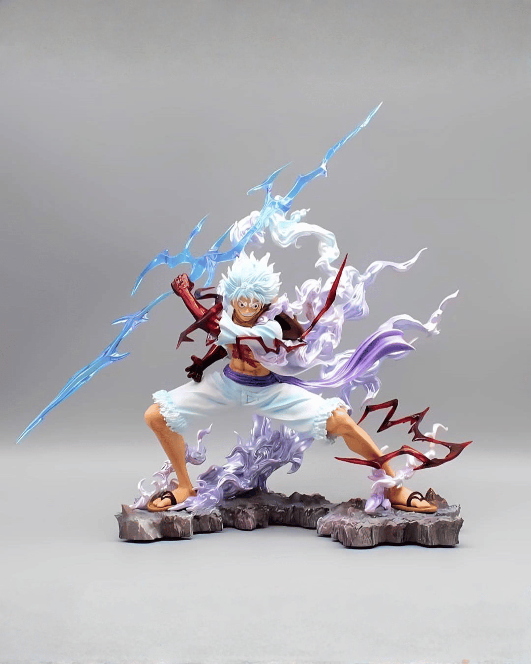 Figurine d'anime One Piece Celestial Battle Gear 5 Luffy 18 cm (7") Statue en PVC (1)