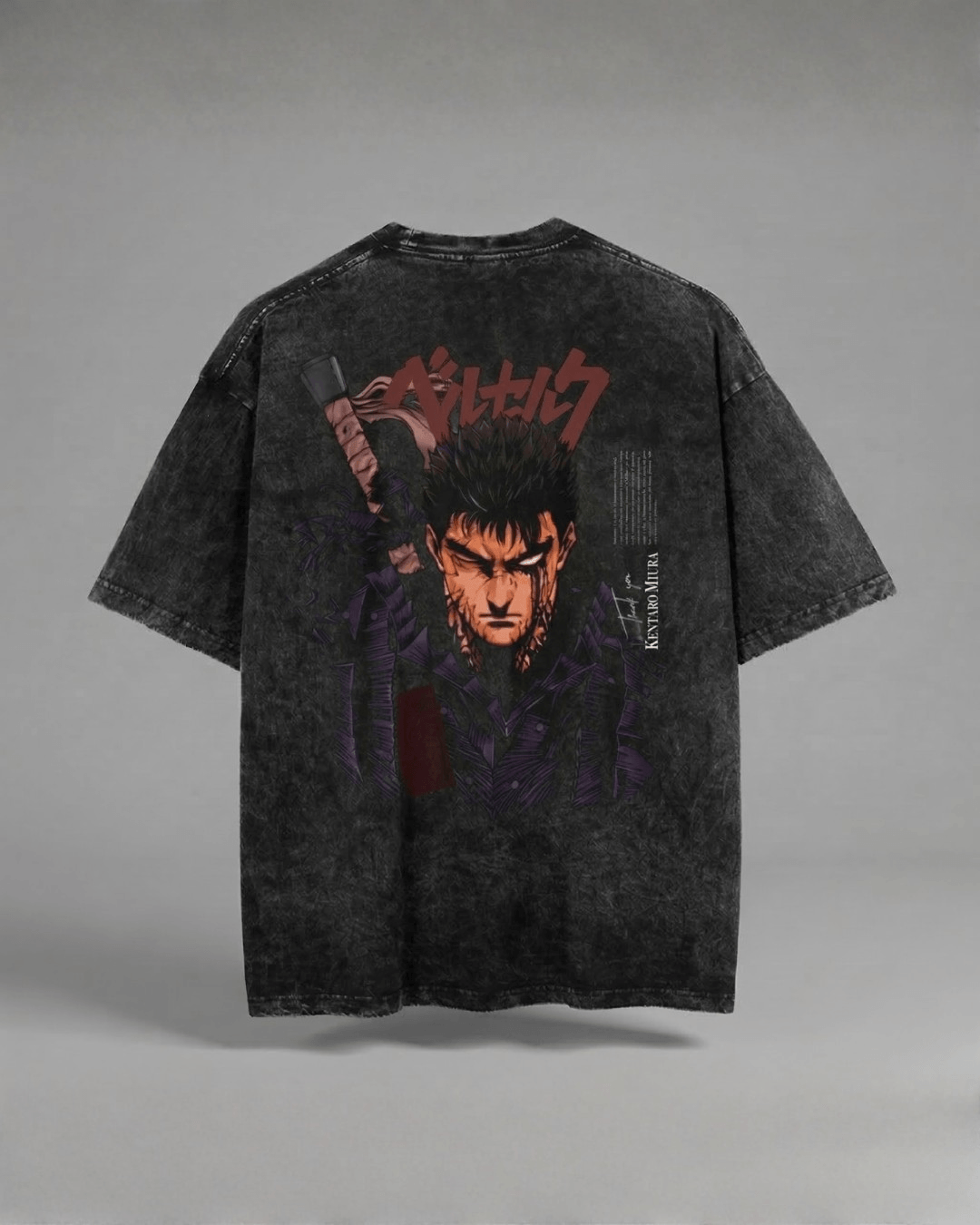 SACRIFICE. T-SHIRT Guts Berserk - NOIR