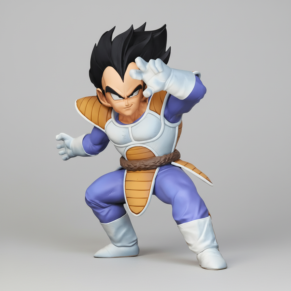 Dragon Ball Anime Figure Saiyan Royal Warrior Vegeta 21cm (8") PVC Statue